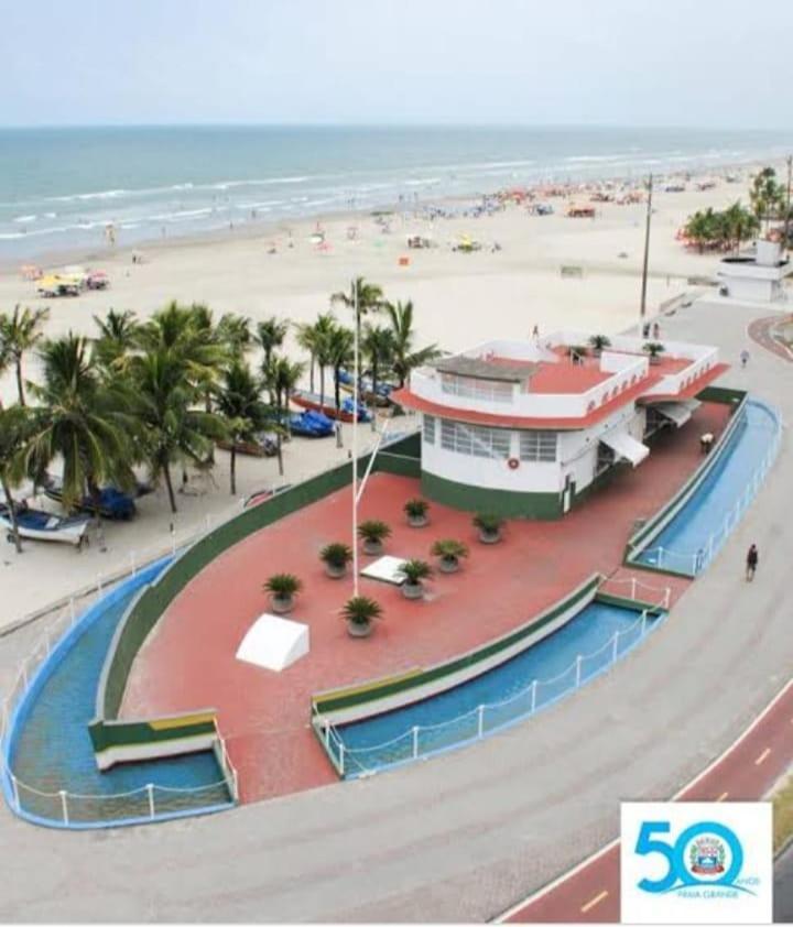 Praia Grande -Ocian Rio D'Ouro Ape 70Mt Do Mar Kültér fotó